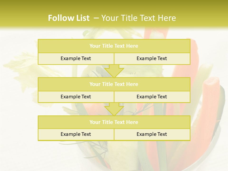 Eating White Radish PowerPoint Template
