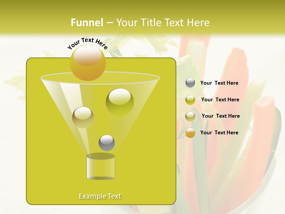 Eating White Radish PowerPoint Template