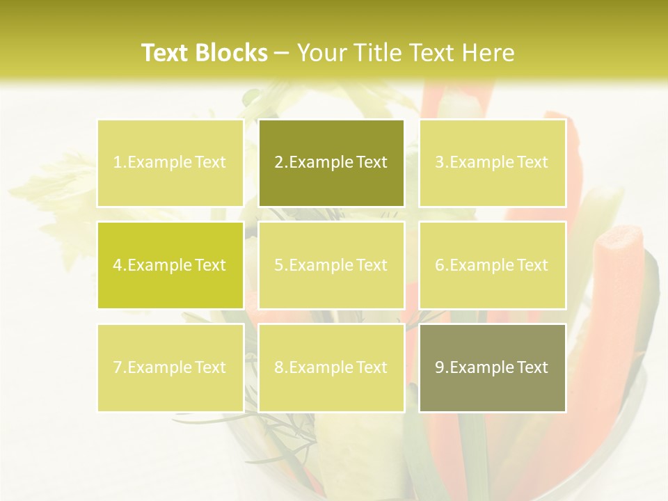 Eating White Radish PowerPoint Template