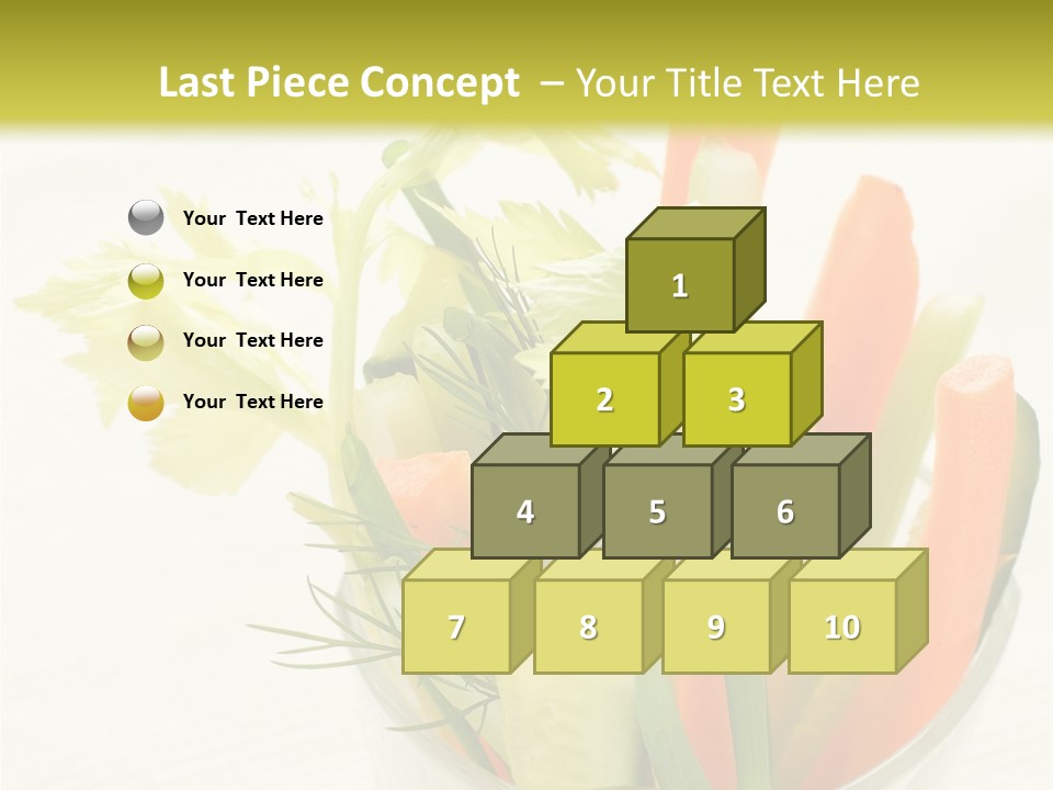 Eating White Radish PowerPoint Template