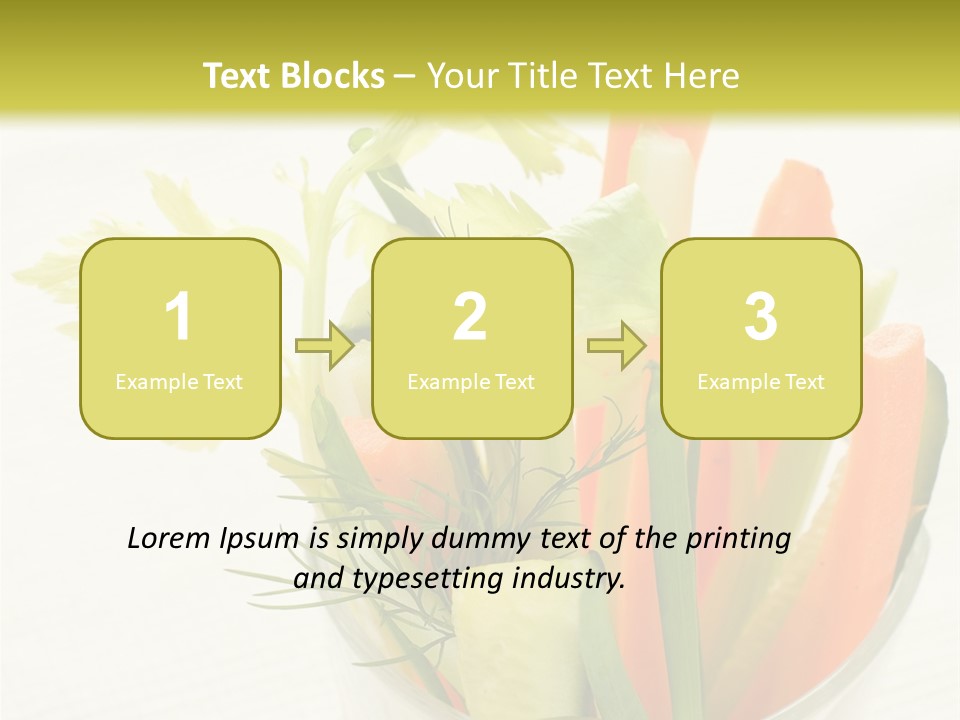 Eating White Radish PowerPoint Template