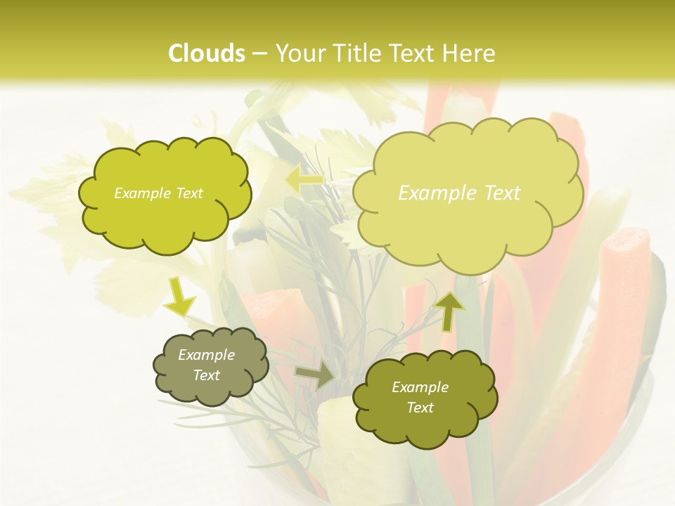 Eating White Radish PowerPoint Template