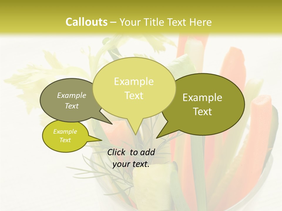 Eating White Radish PowerPoint Template