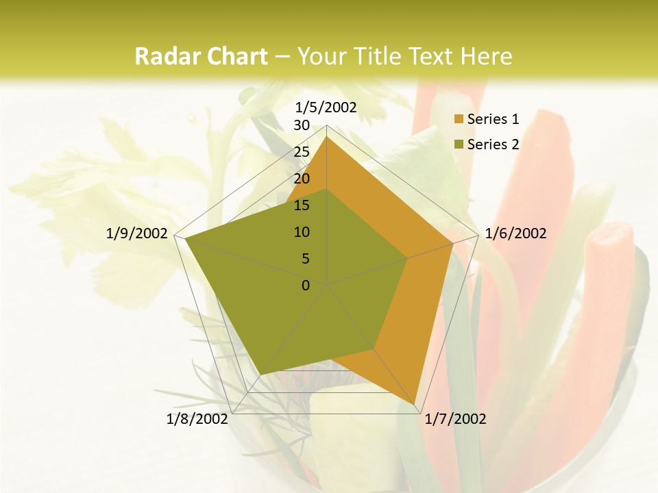 Eating White Radish PowerPoint Template