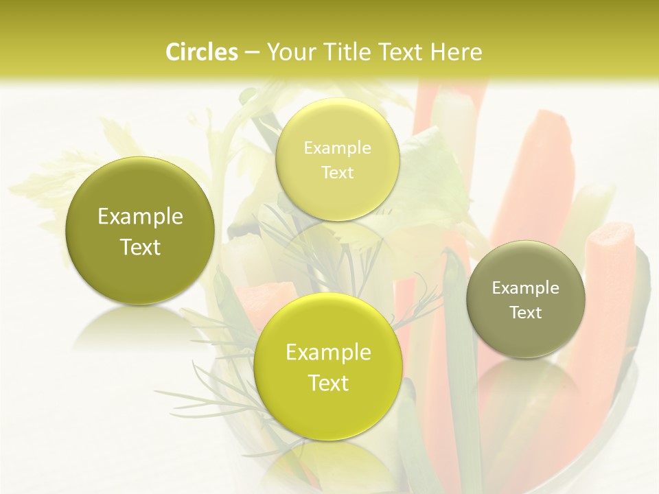 Eating White Radish PowerPoint Template