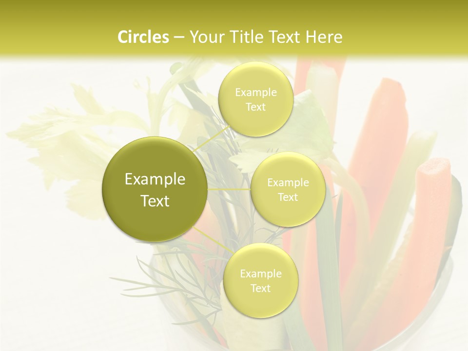 Eating White Radish PowerPoint Template