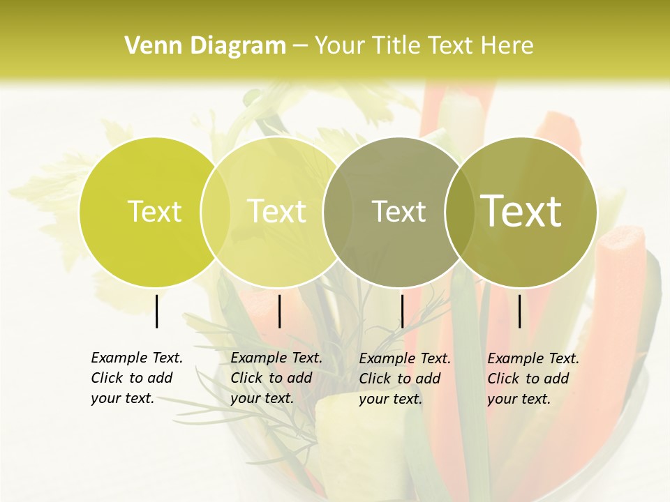 Eating White Radish PowerPoint Template