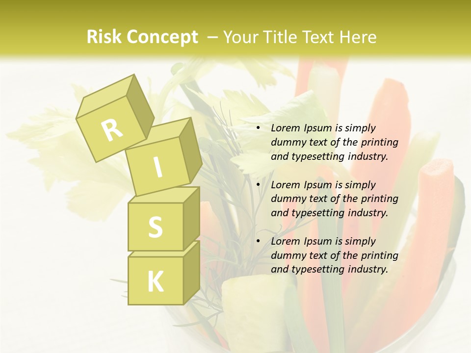 Eating White Radish PowerPoint Template