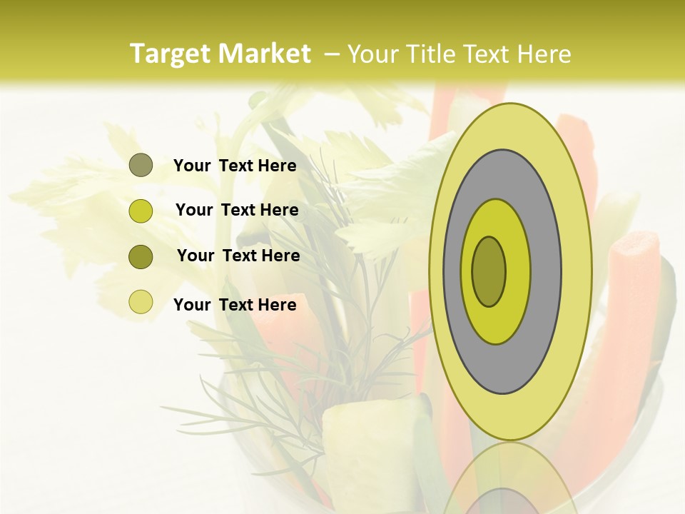 Eating White Radish PowerPoint Template