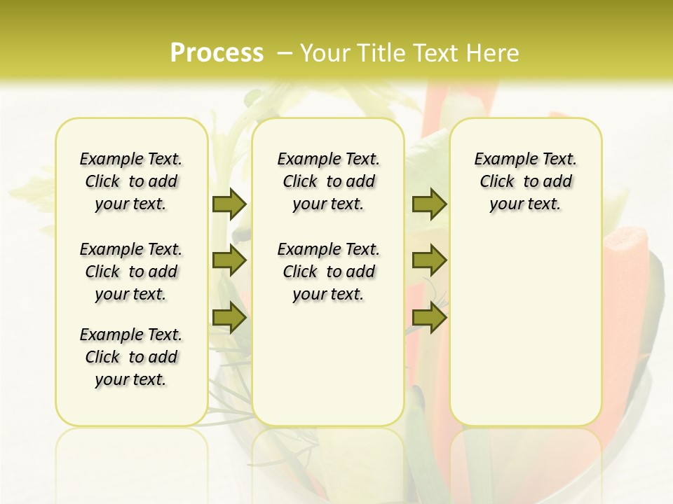 Eating White Radish PowerPoint Template