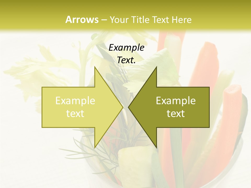 Eating White Radish PowerPoint Template