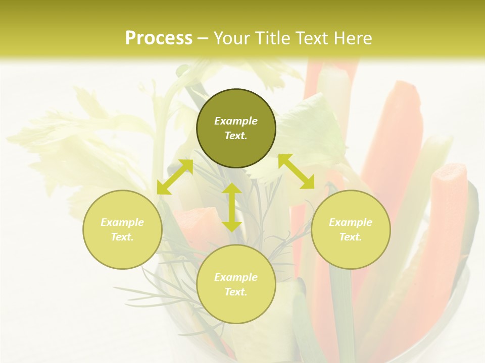 Eating White Radish PowerPoint Template
