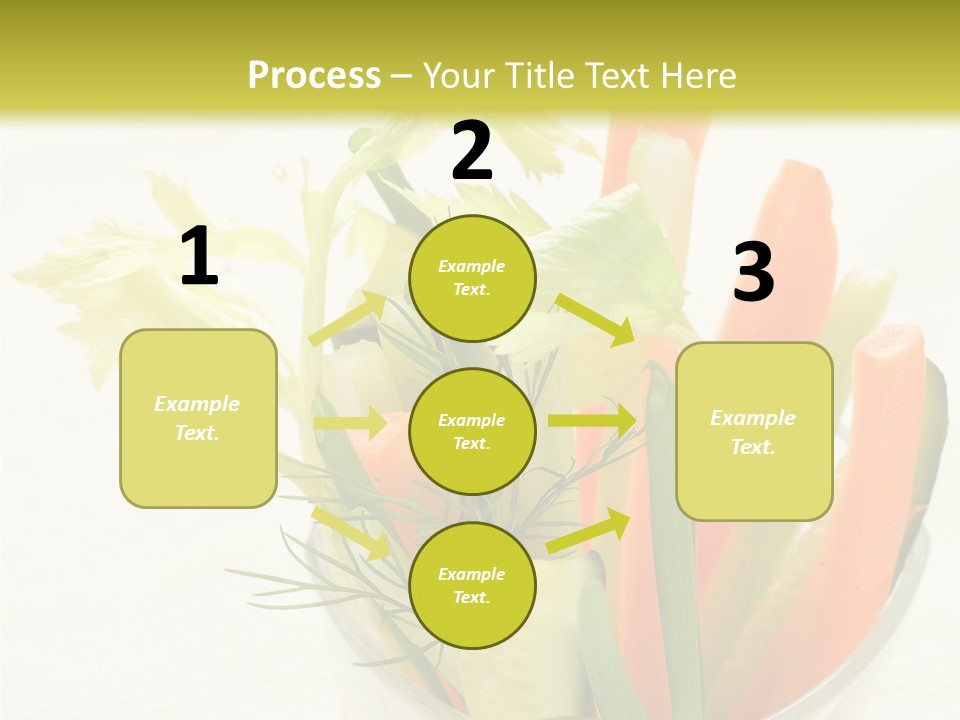 Eating White Radish PowerPoint Template