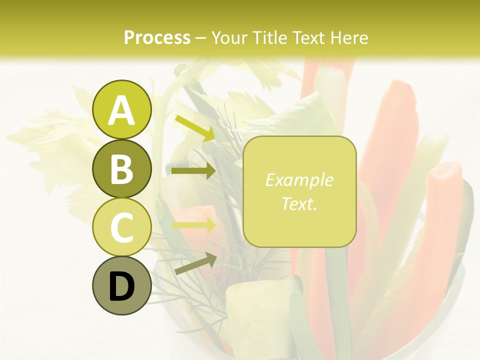 Eating White Radish PowerPoint Template