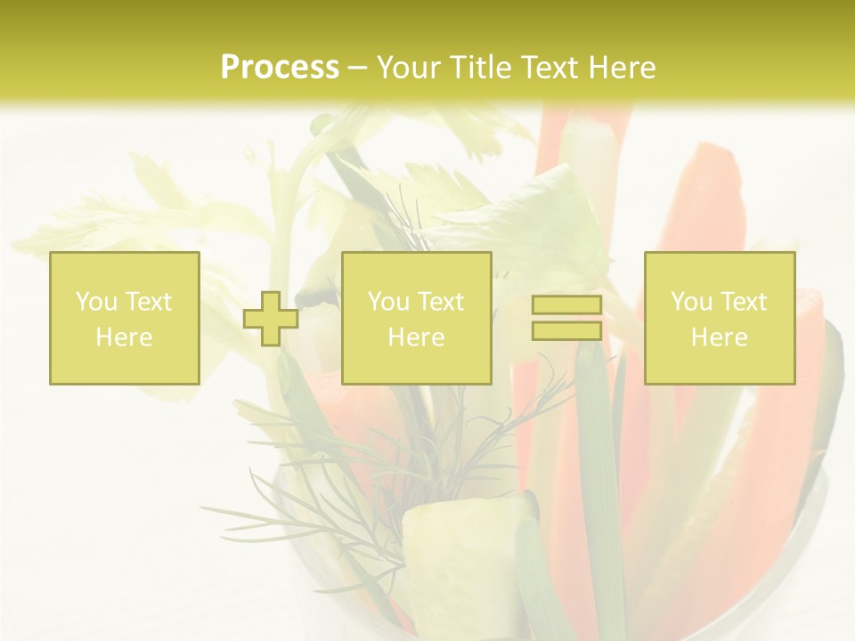 Eating White Radish PowerPoint Template