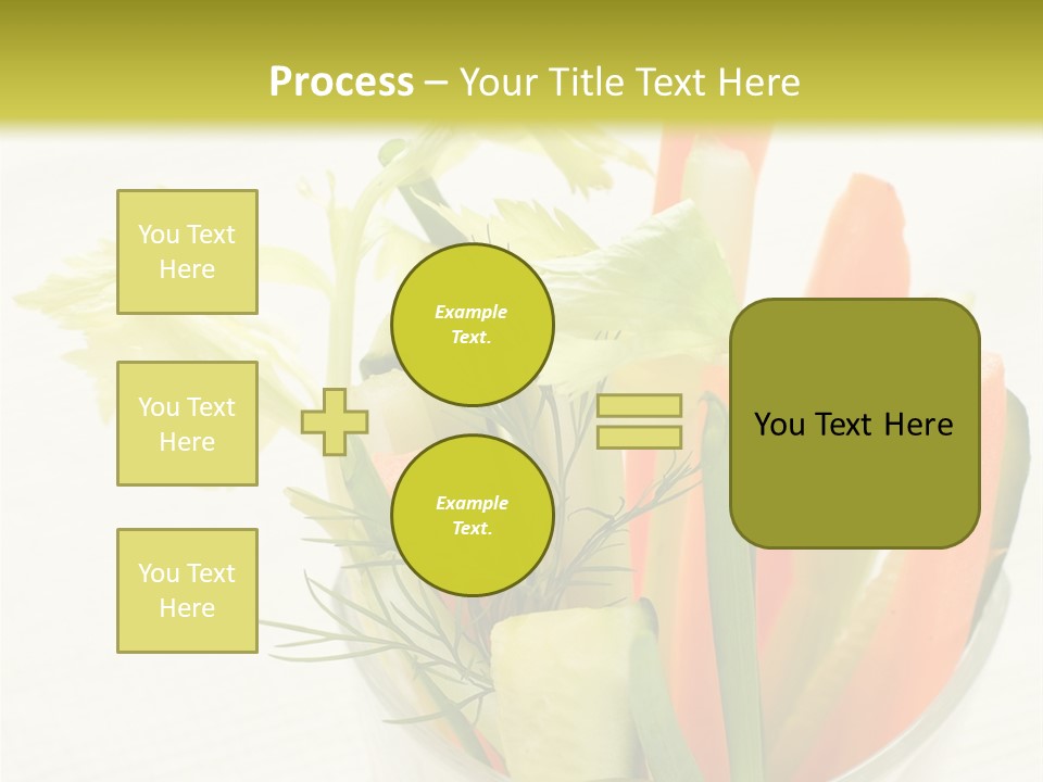 Eating White Radish PowerPoint Template