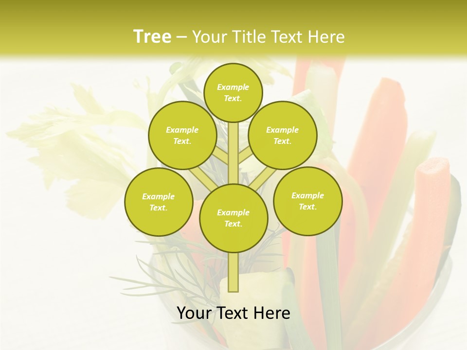 Eating White Radish PowerPoint Template