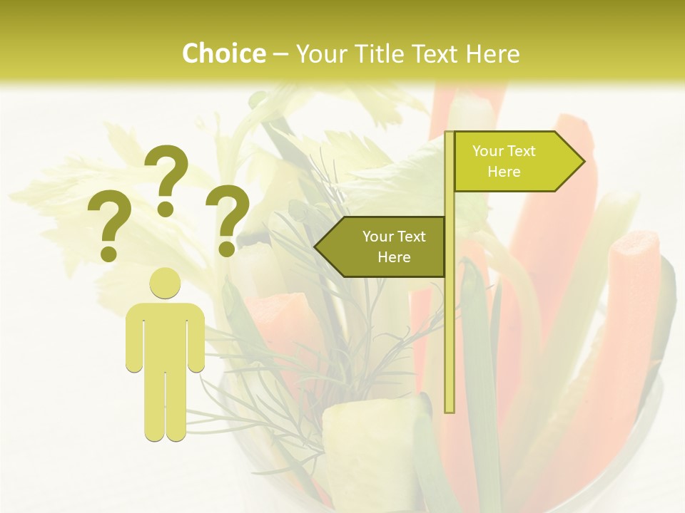 Eating White Radish PowerPoint Template