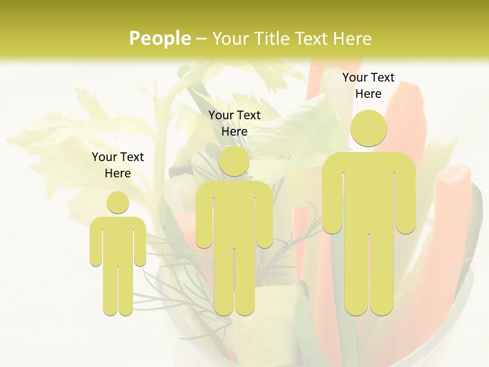 Eating White Radish PowerPoint Template