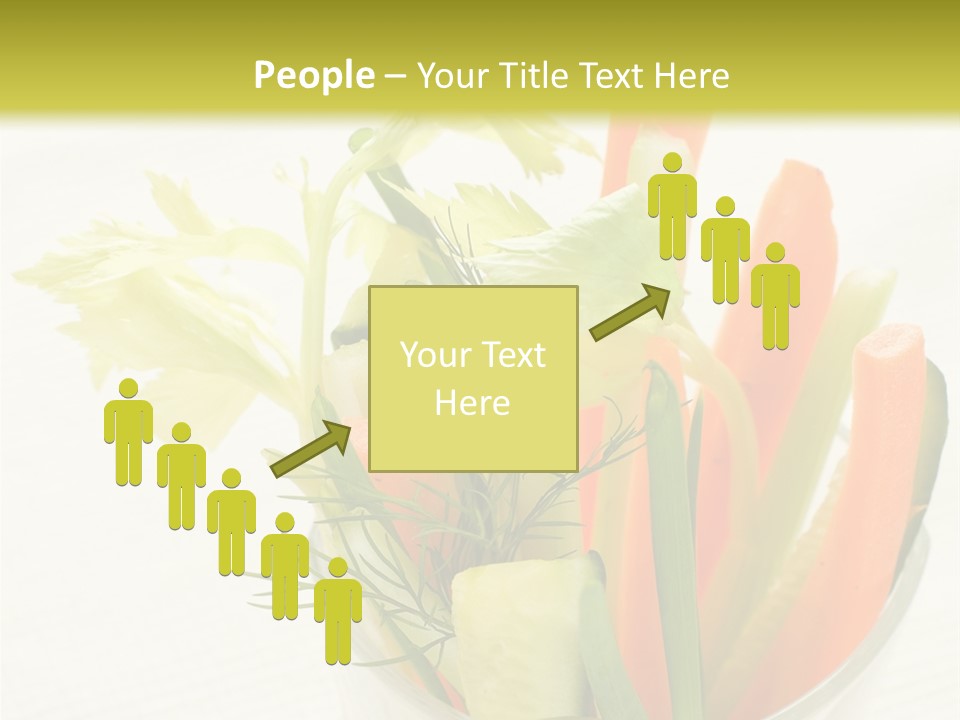 Eating White Radish PowerPoint Template