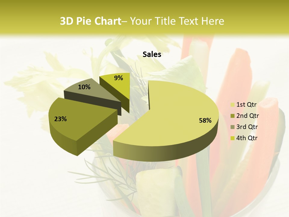 Eating White Radish PowerPoint Template