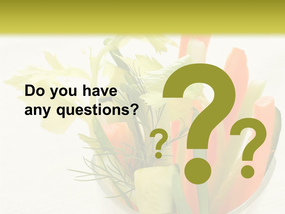 Eating White Radish PowerPoint Template