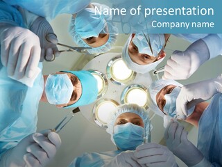 Woman Team Doctor PowerPoint Template