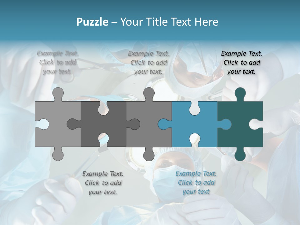 Woman Team Doctor PowerPoint Template