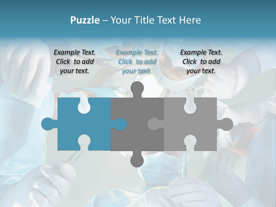 Woman Team Doctor PowerPoint Template