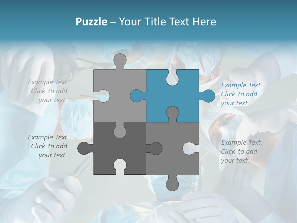 Woman Team Doctor PowerPoint Template