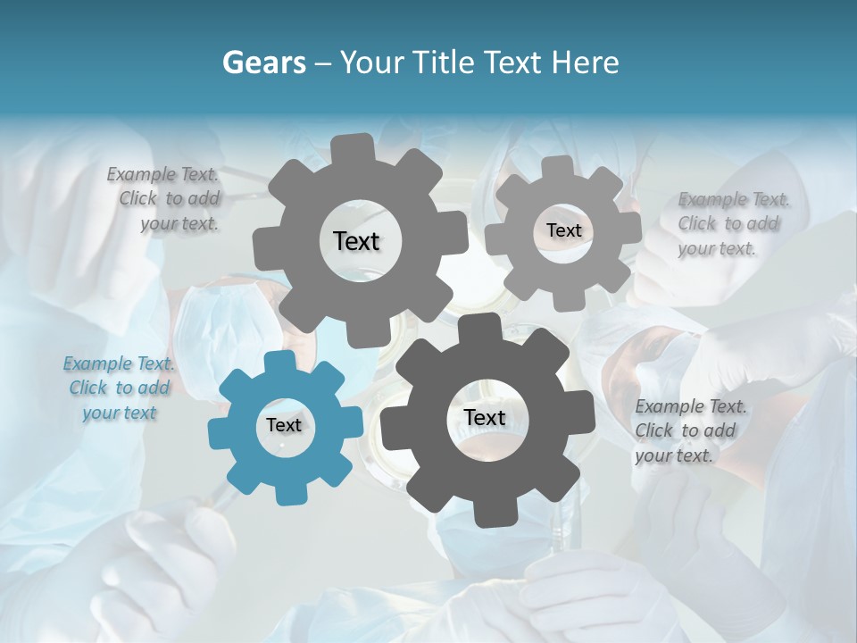 Woman Team Doctor PowerPoint Template