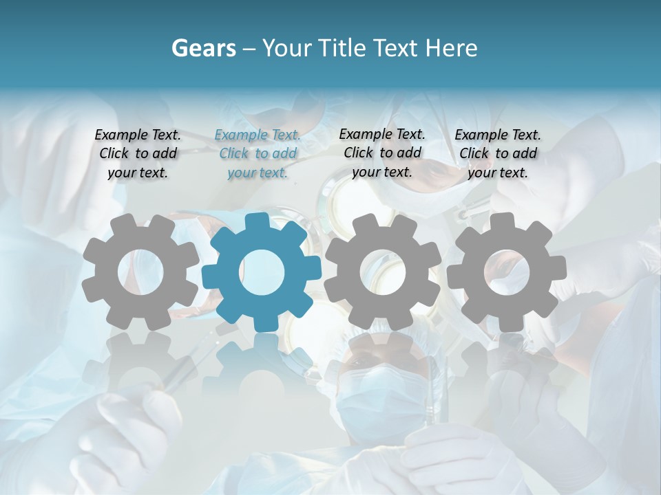 Woman Team Doctor PowerPoint Template