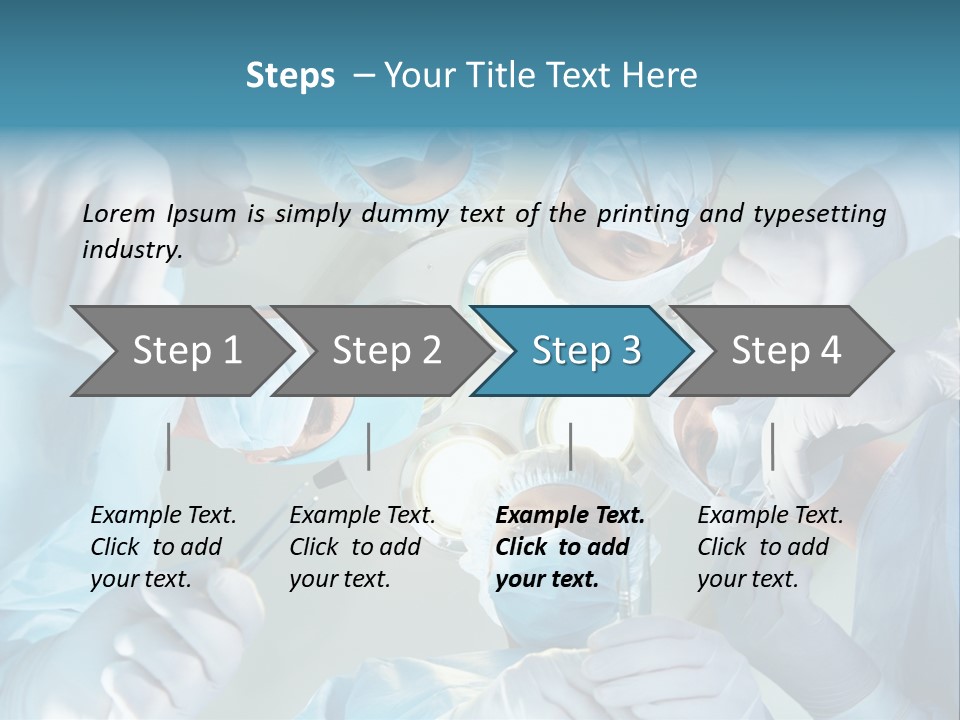 Woman Team Doctor PowerPoint Template