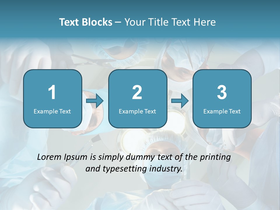 Woman Team Doctor PowerPoint Template