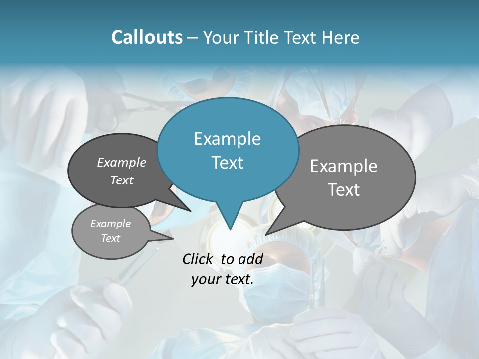 Woman Team Doctor PowerPoint Template