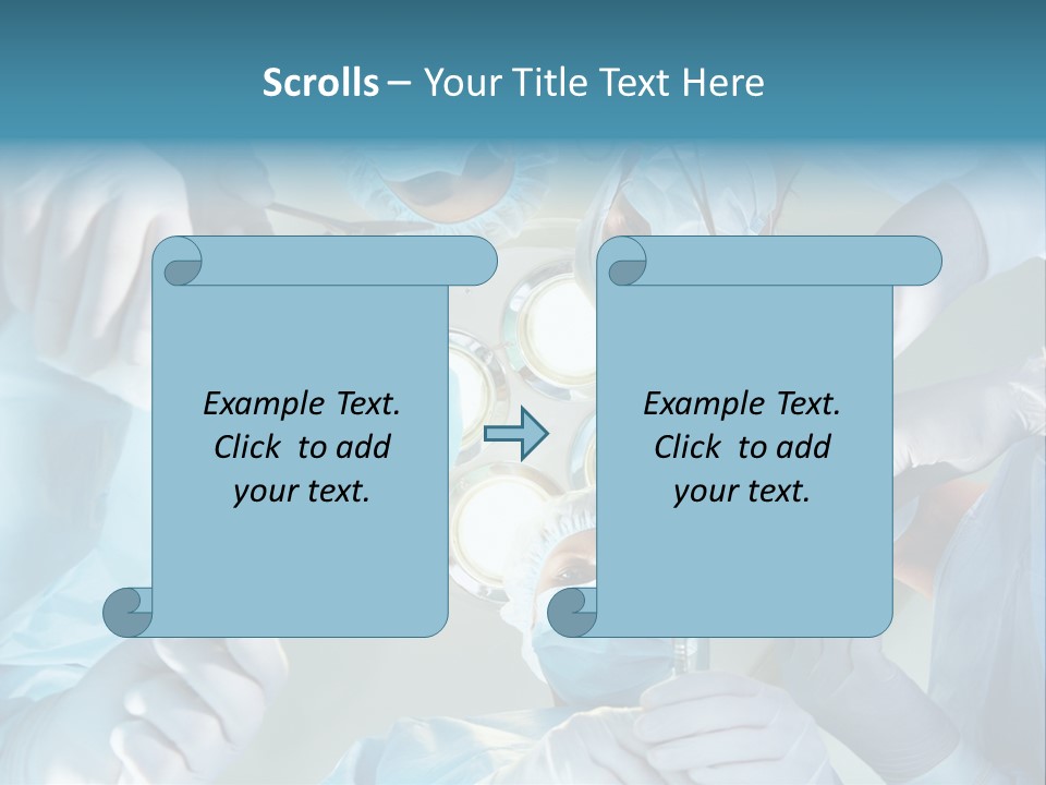 Woman Team Doctor PowerPoint Template
