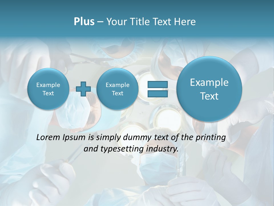 Woman Team Doctor PowerPoint Template