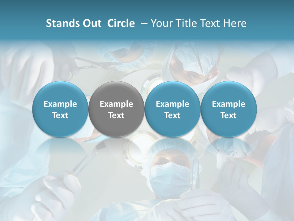 Woman Team Doctor PowerPoint Template