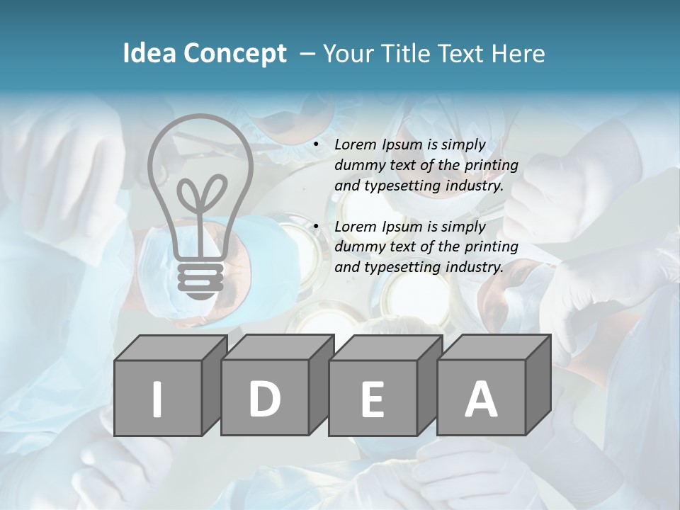 Woman Team Doctor PowerPoint Template