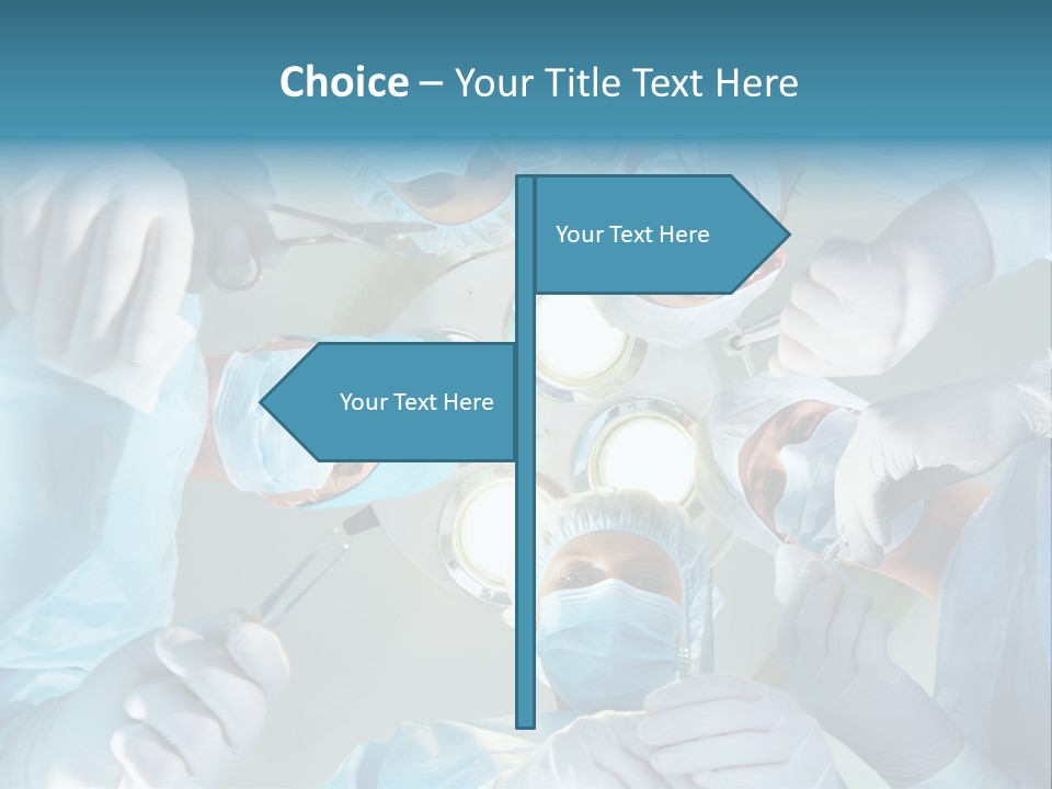 Woman Team Doctor PowerPoint Template