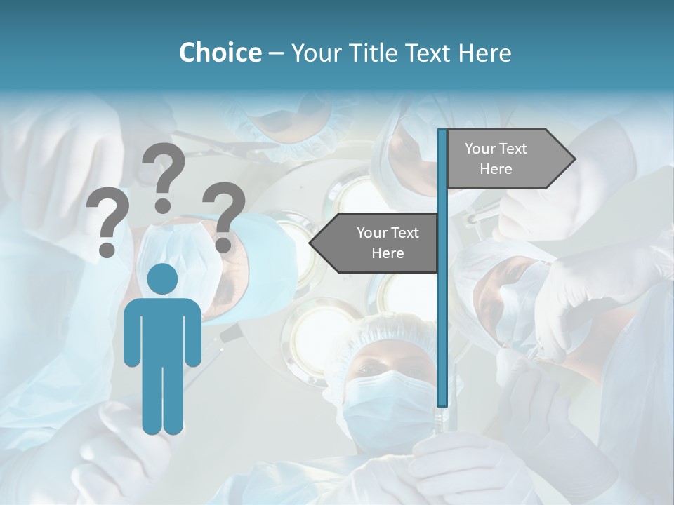 Woman Team Doctor PowerPoint Template