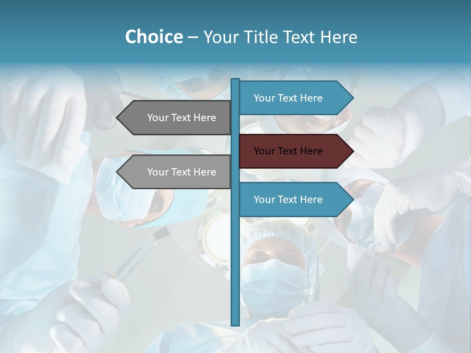 Woman Team Doctor PowerPoint Template