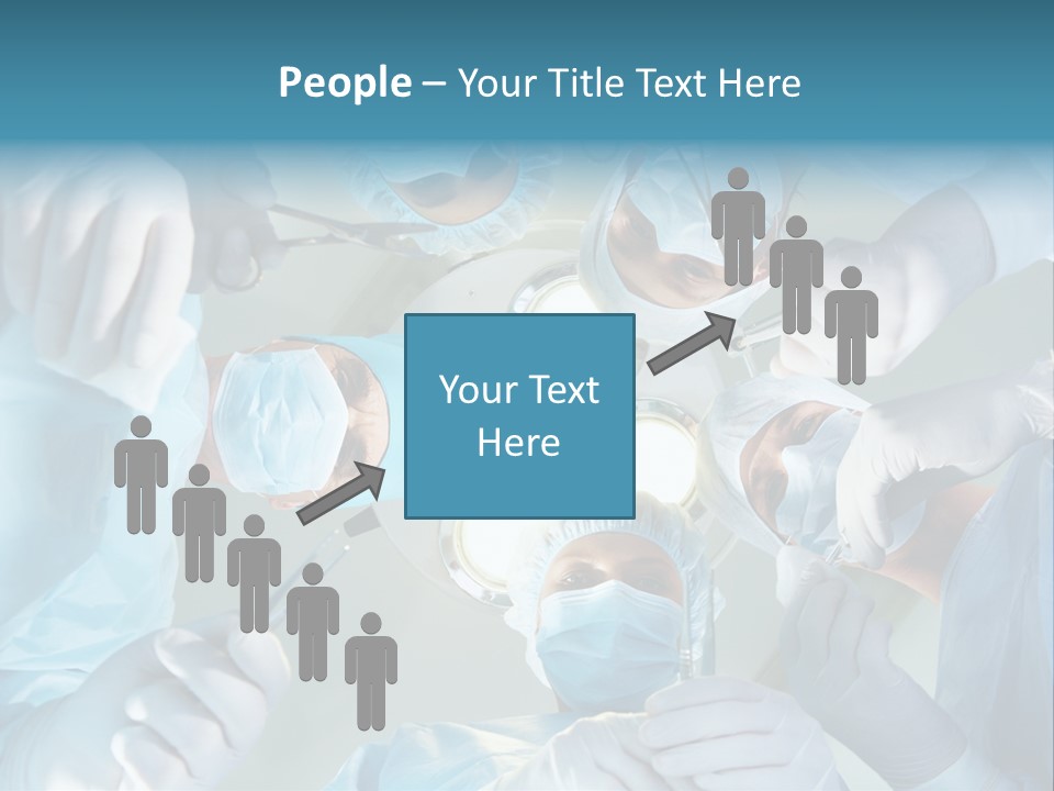 Woman Team Doctor PowerPoint Template