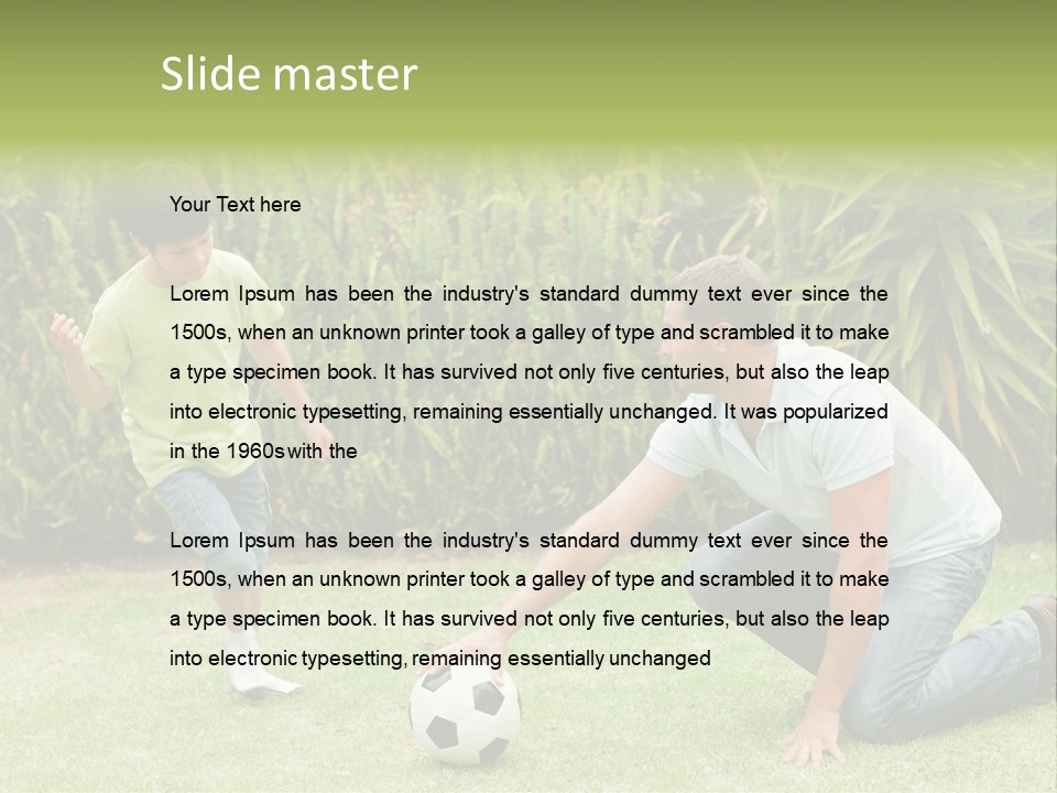 Son Human Life PowerPoint Template