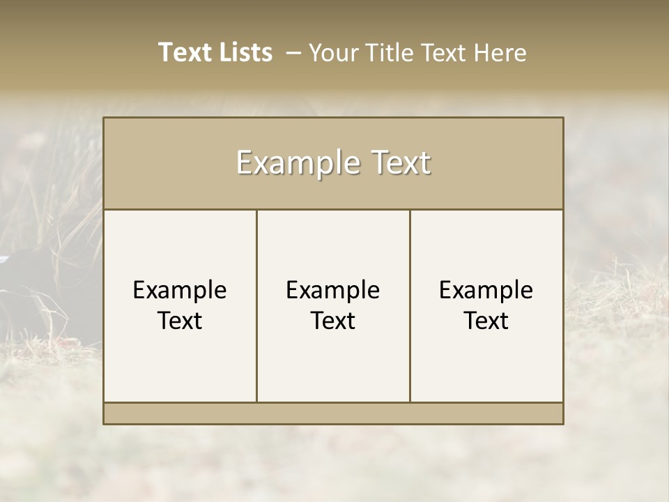 Read Forest Happiness PowerPoint Template