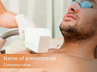 Glasses Wax Red PowerPoint Template