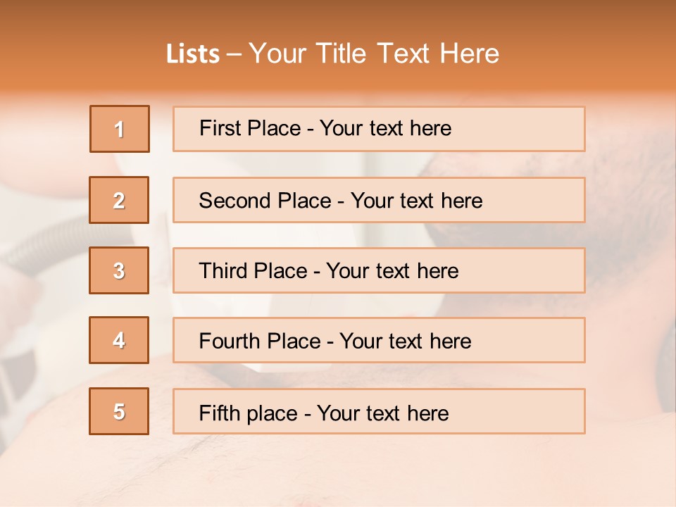 Glasses Wax Red PowerPoint Template