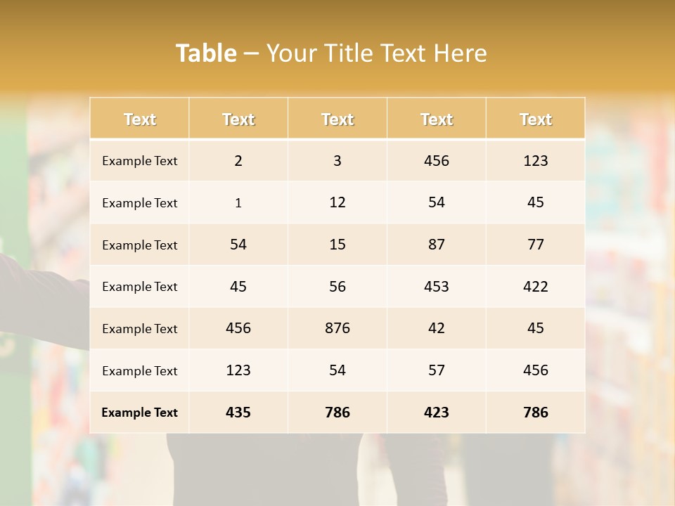 Walk Turning Shopping PowerPoint Template