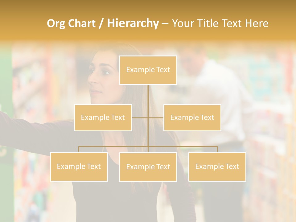 Walk Turning Shopping PowerPoint Template