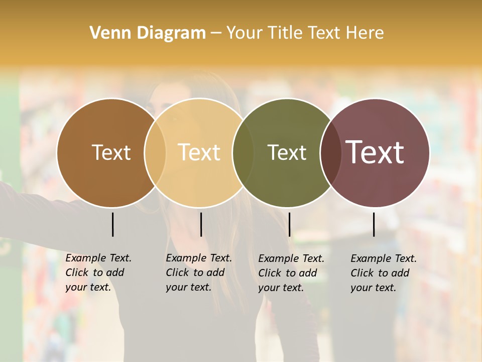 Walk Turning Shopping PowerPoint Template